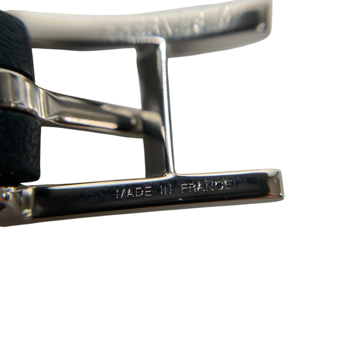 美品 エルメス HERMES ドゥブルトゥール ブレスレットネイビー レディース