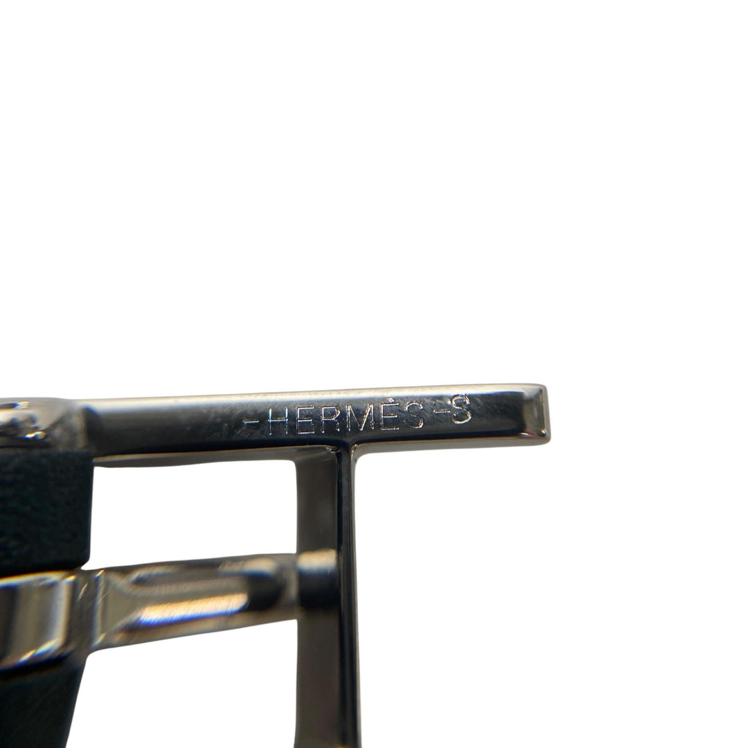 美品 エルメス HERMES ドゥブルトゥール ブレスレットネイビー レディース