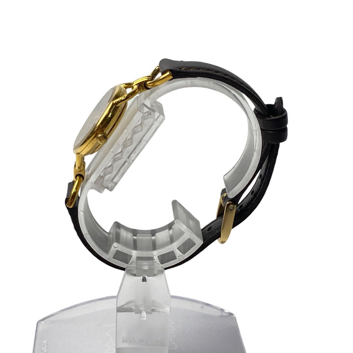 グッチ GUCCI 6000L GP QZ シャンパン文字盤 稼働品 レディース