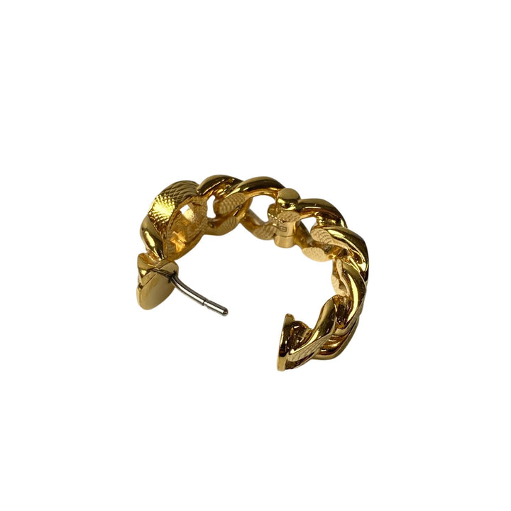 美品 グッチ GUCCI インターロッキング GGマーク フープピアス 片耳 レディース