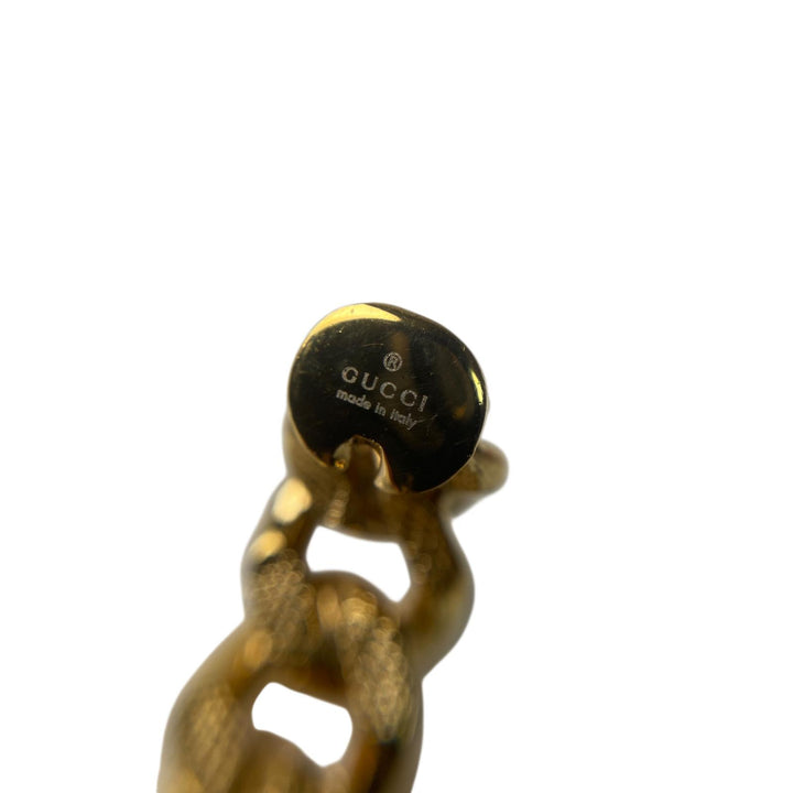 美品 グッチ GUCCI インターロッキング GGマーク フープピアス 片耳 レディース