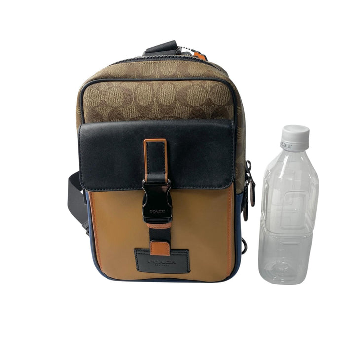 美品 コーチ coach ボディバッグ C2721 斜めがけ クロスボディ メンズ