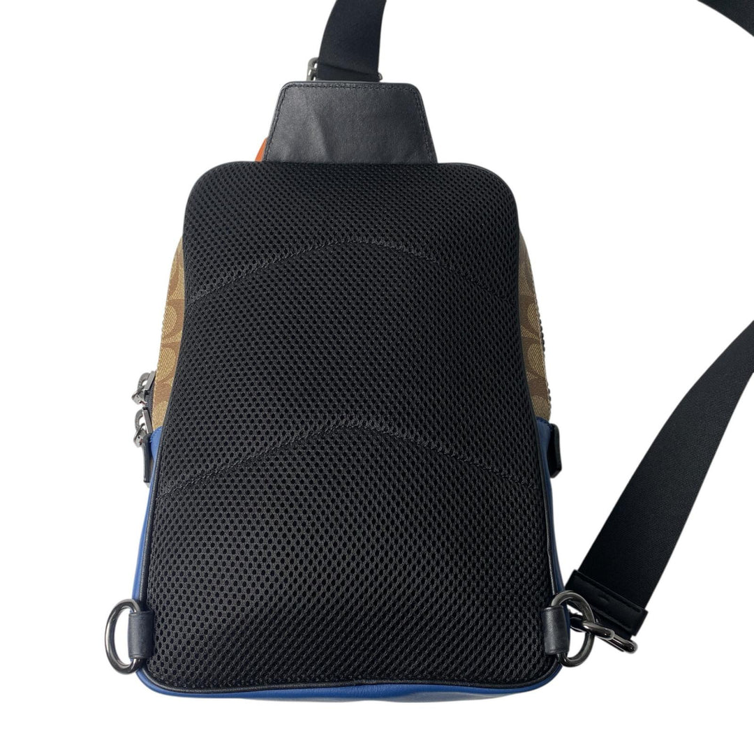 美品 コーチ coach ボディバッグ C2721 斜めがけ クロスボディ メンズ