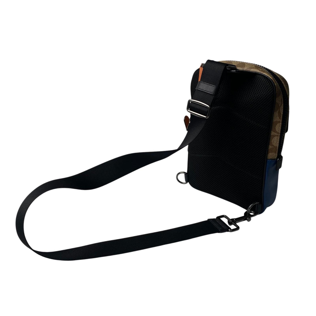 美品 コーチ coach ボディバッグ C2721 斜めがけ クロスボディ メンズ