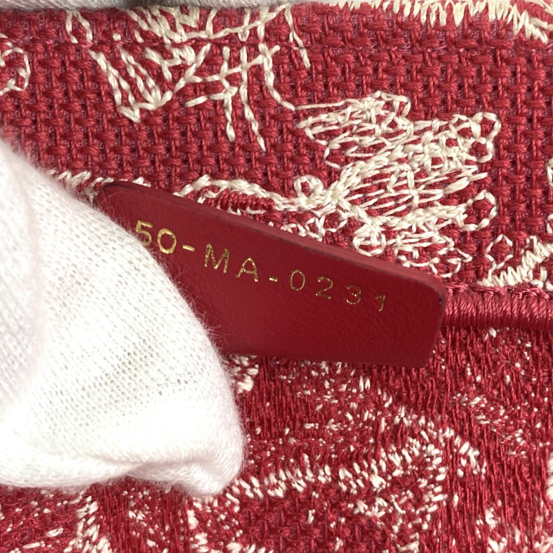 正規品 美品 ディオール DIOR レディース ブックトート ミディアム トワルドゥ ジュイ トートバッグ