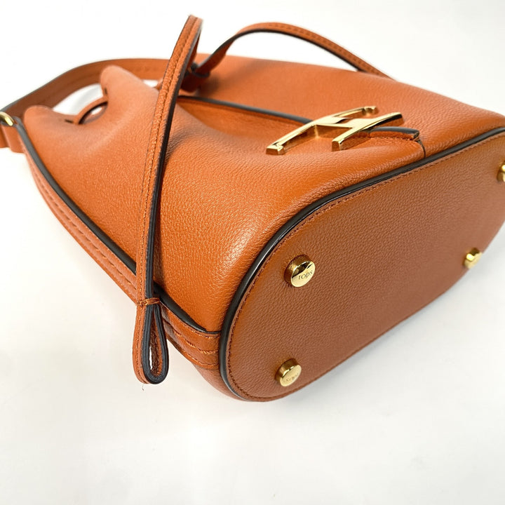 未使用 トッズ TOD's レディース Tタイムレス バケット 2way ショルダーバッグ ハンドバッグ 斜めがけ クロスボディ