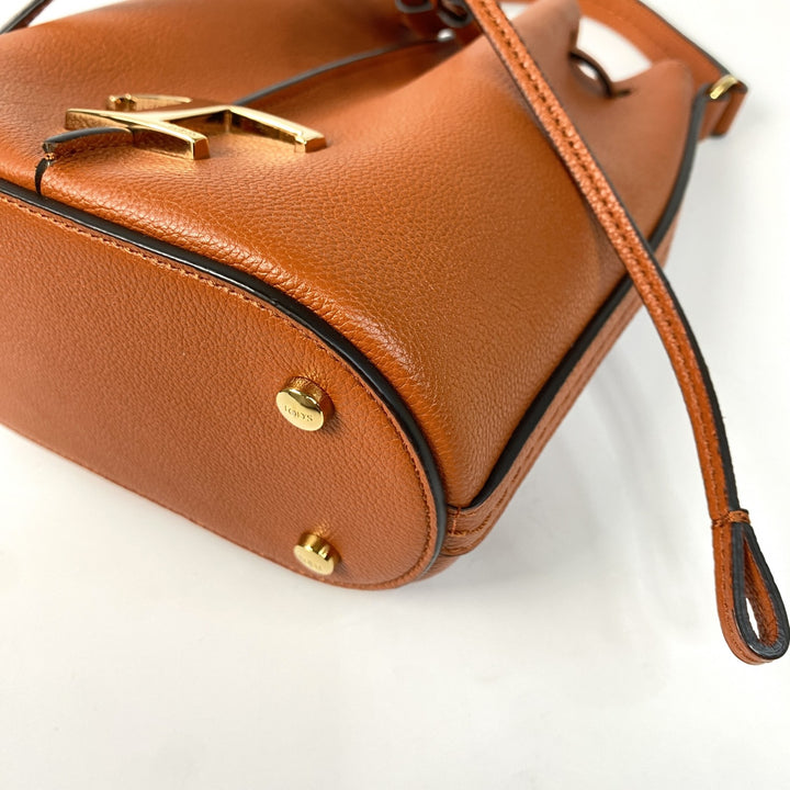 未使用 トッズ TOD's レディース Tタイムレス バケット 2way ショルダーバッグ ハンドバッグ 斜めがけ クロスボディ