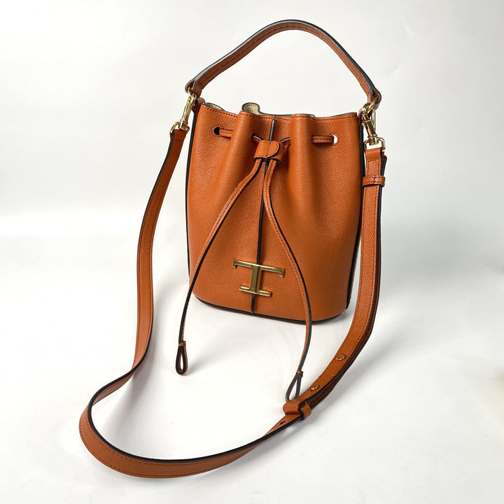 未使用 トッズ TOD's レディース Tタイムレス バケット 2way ショルダーバッグ ハンドバッグ 斜めがけ クロスボディ