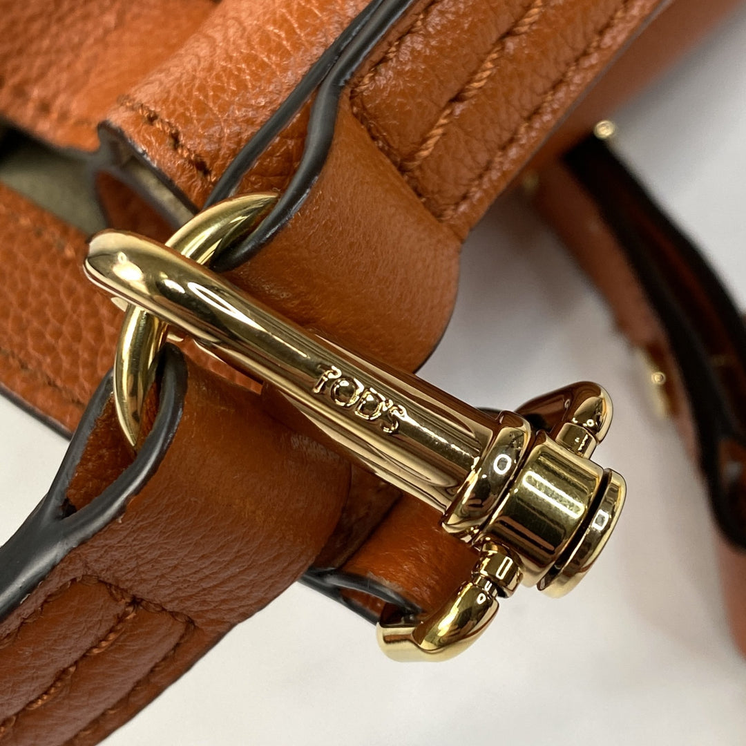 未使用 トッズ TOD's レディース Tタイムレス バケット 2way ショルダーバッグ ハンドバッグ 斜めがけ クロスボディ