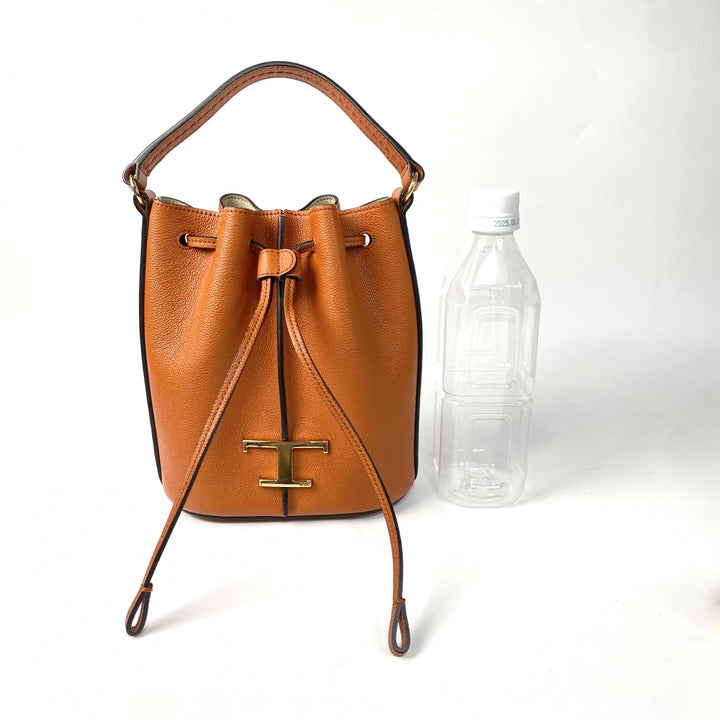未使用 トッズ TOD's レディース Tタイムレス バケット 2way ショルダーバッグ ハンドバッグ 斜めがけ クロスボディ