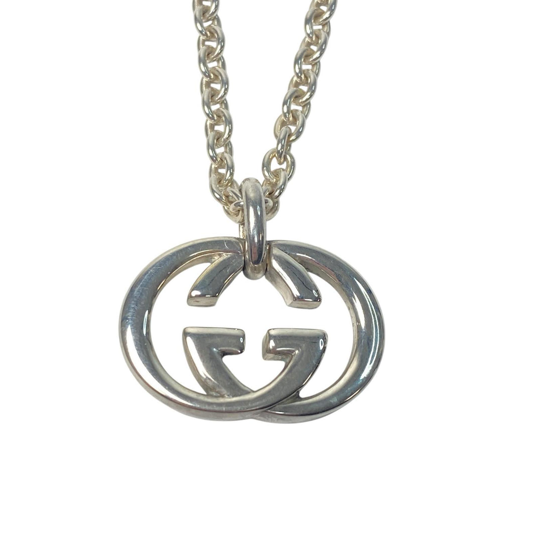 グッチ GUCCI インターロッキングG ペンダント ネックレス 925 レディース