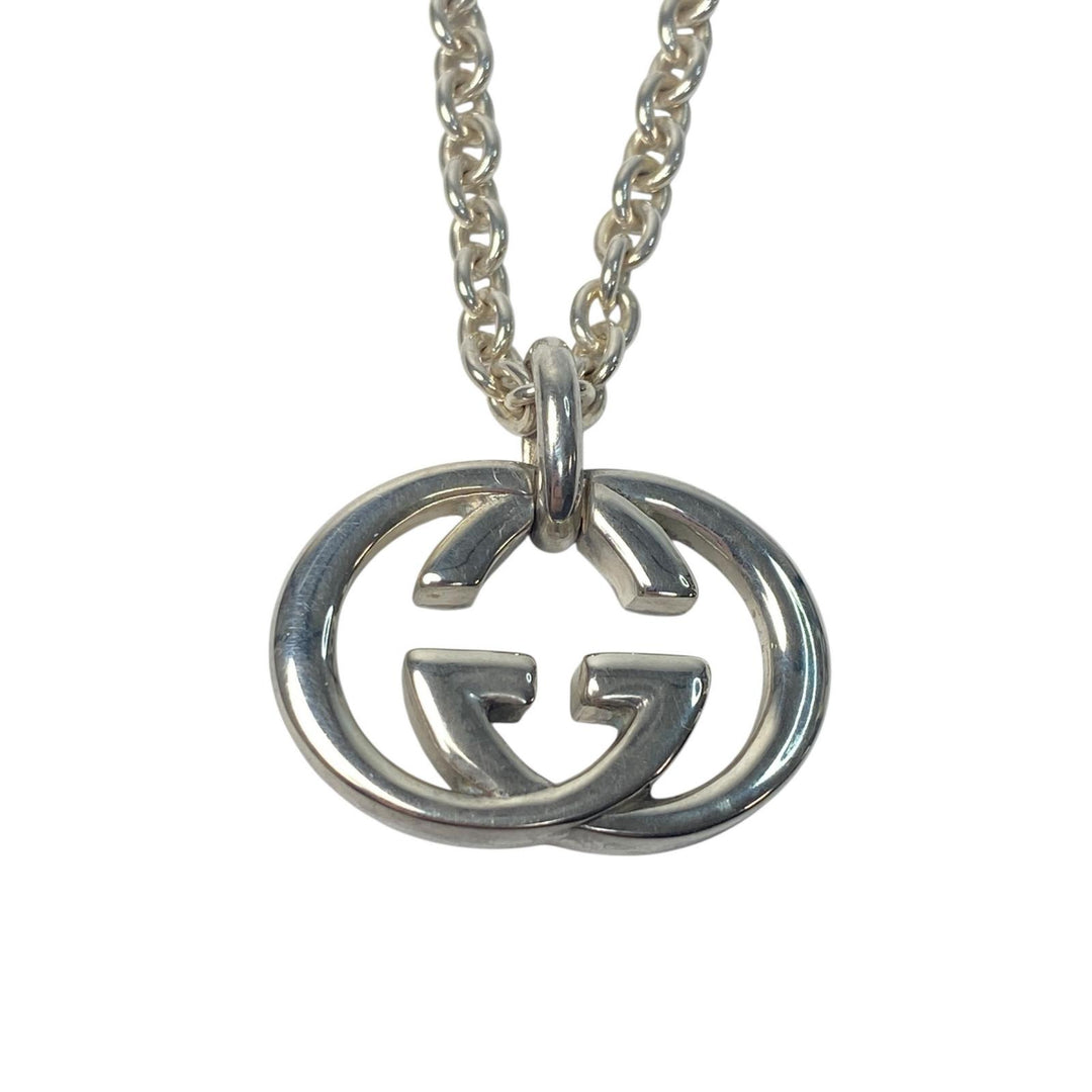 グッチ GUCCI インターロッキングG ペンダント ネックレス 925 レディース
