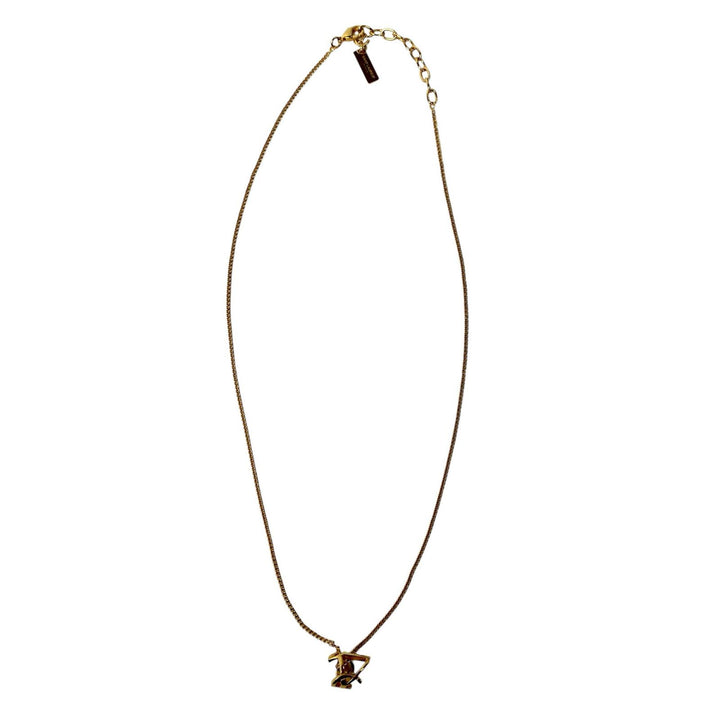 サンローラン SAINT LAURENT ツイスト YSL ペンダント ネックレス レディース