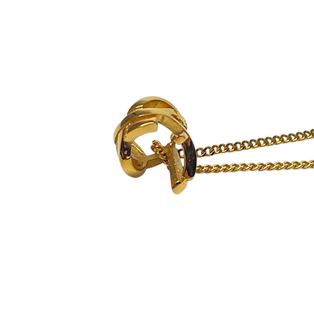 サンローラン SAINT LAURENT ツイスト YSL ペンダント ネックレス レディース