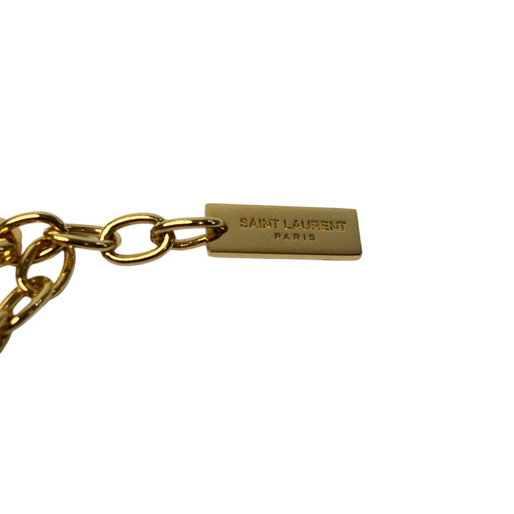 サンローラン SAINT LAURENT ツイスト YSL ペンダント ネックレス レディース