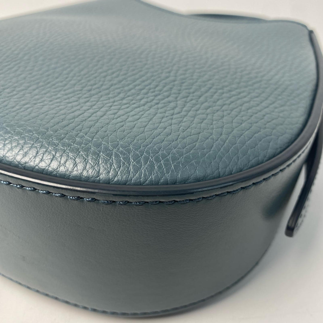 トッズ TOD's オーボエ ミニレザー 2way ショルダーバッグ ライトブルー 斜めがけ クロスボディ レディース