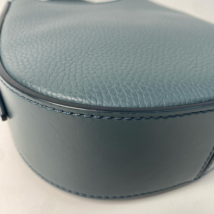トッズ TOD's オーボエ ミニレザー 2way ショルダーバッグ ライトブルー 斜めがけ クロスボディ レディース