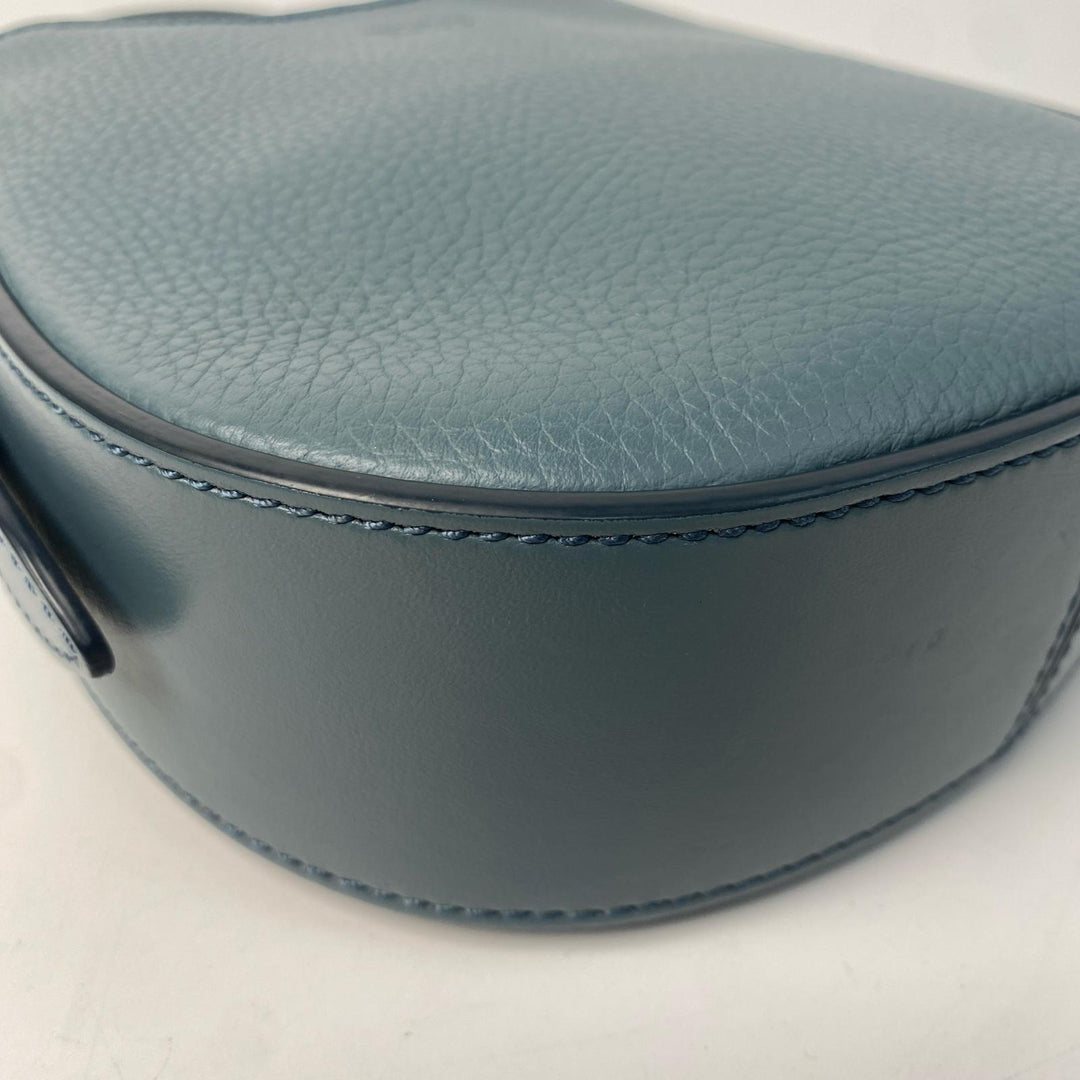 トッズ TOD's オーボエ ミニレザー 2way ショルダーバッグ ライトブルー 斜めがけ クロスボディ レディース