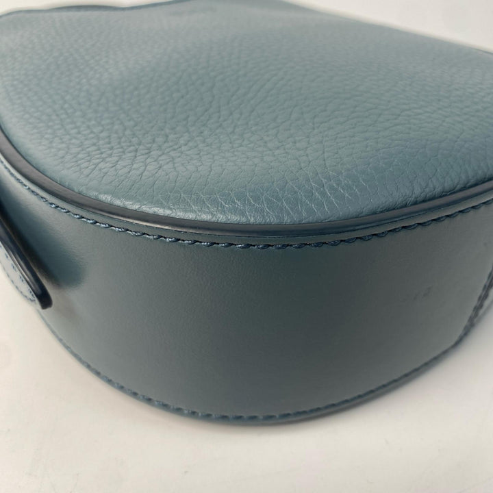 トッズ TOD's オーボエ ミニレザー 2way ショルダーバッグ ライトブルー 斜めがけ クロスボディ レディース