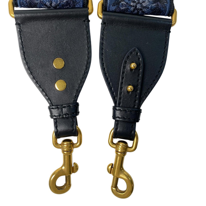 ディオール DIOR エンブロイダリー スタッズ付 ショルダーストラップ レディース