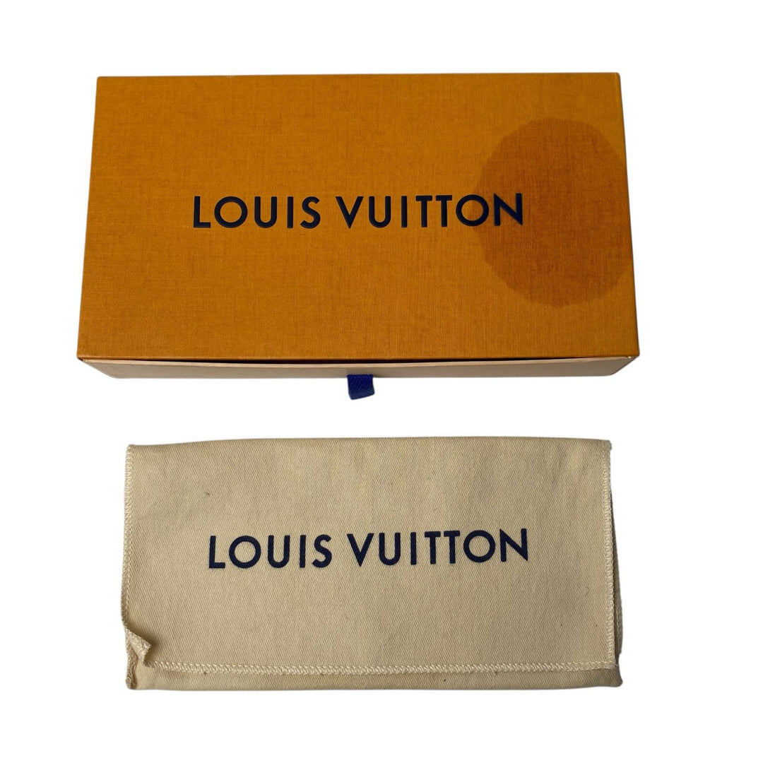 美品 ルイ ヴィトン LOUIS VUITTON モノグラム アンプラント バイカラー ジッピーウォレット M80481 IC