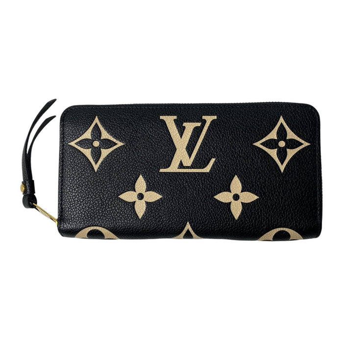 美品 ルイ ヴィトン LOUIS VUITTON モノグラム アンプラント バイカラー ジッピーウォレット M80481 IC