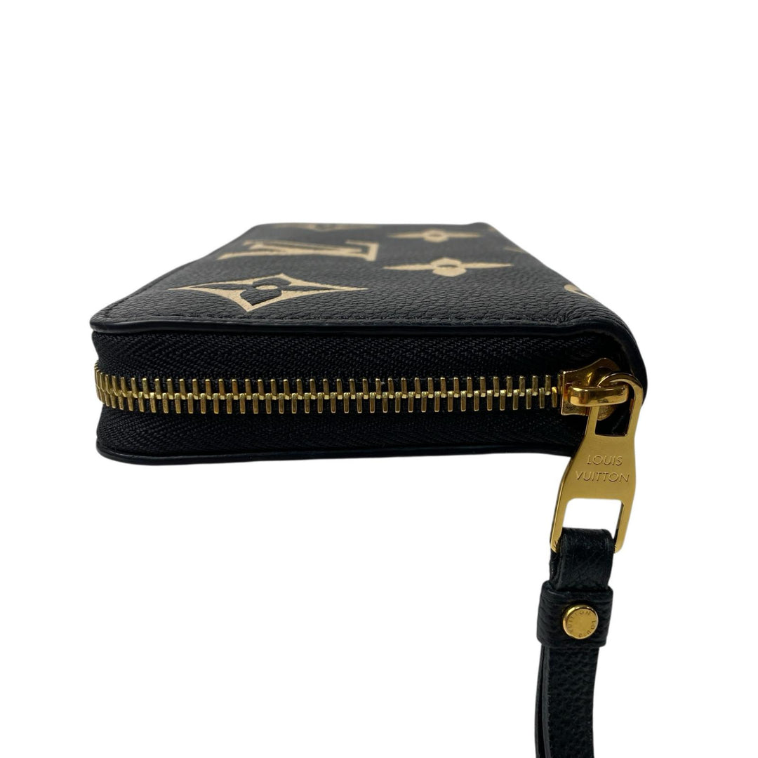 美品 ルイ ヴィトン LOUIS VUITTON モノグラム アンプラント バイカラー ジッピーウォレット M80481 IC