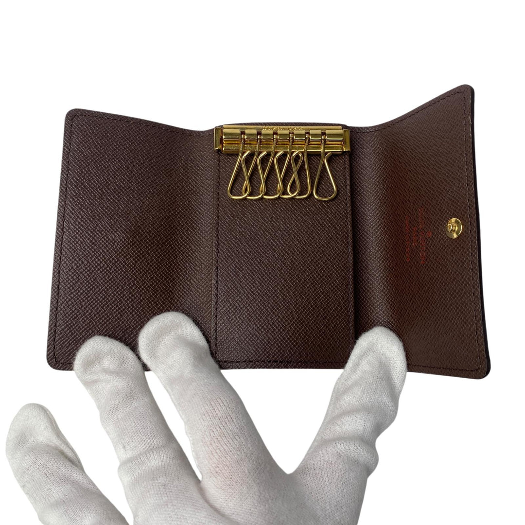 美品 ルイヴィトン LOUIS VUITTONミュルティクレ6 ダミエ IC N62630 レディース