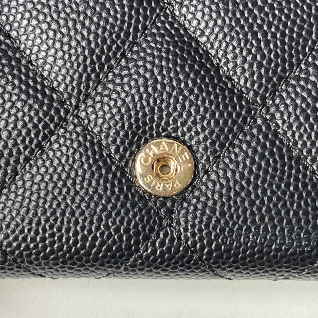 シャネル CHANEL マトラッセ クラシック スモール 28番 AP0230 三つ折り財布 レディース