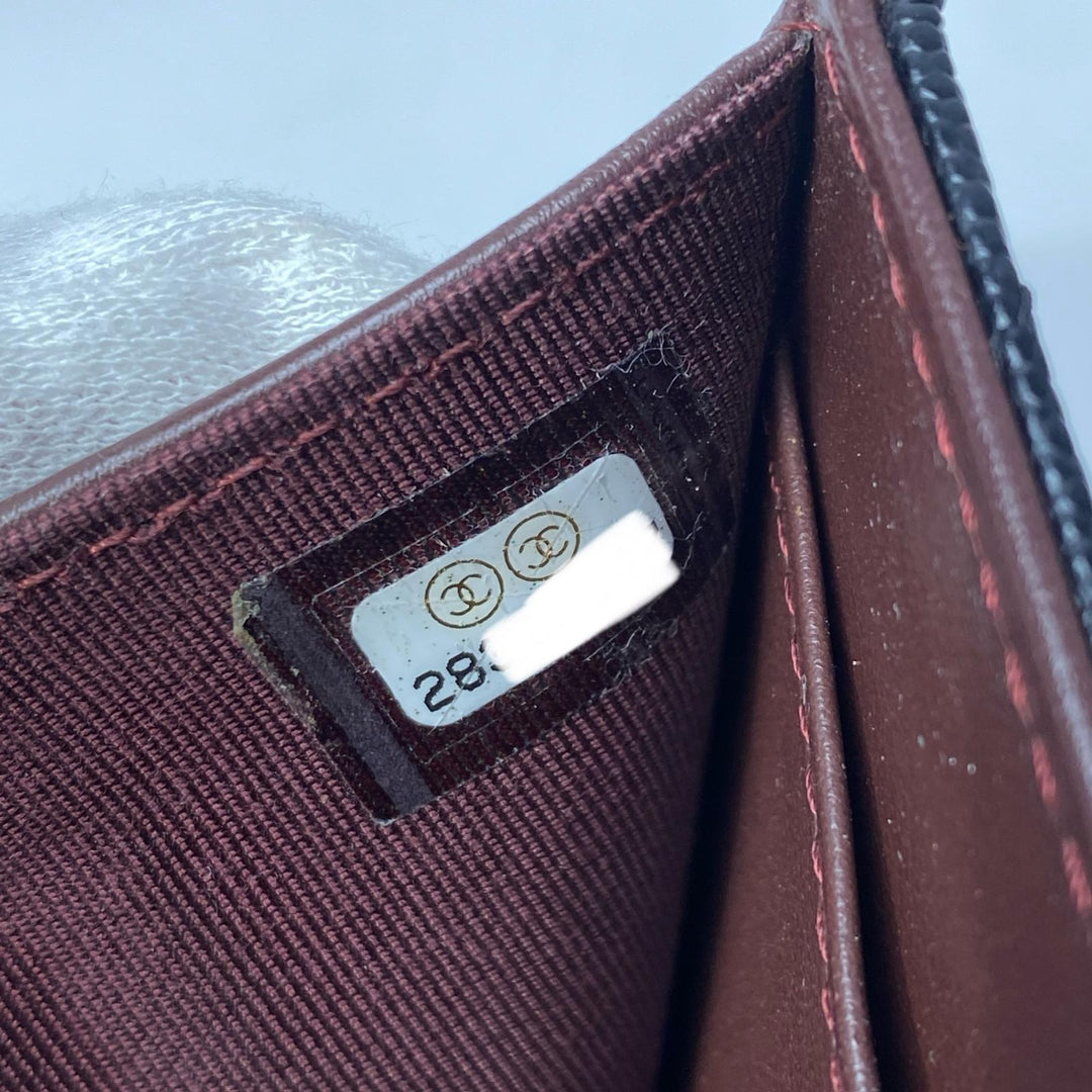 シャネル CHANEL マトラッセ クラシック スモール 28番 AP0230 三つ折り財布 レディース