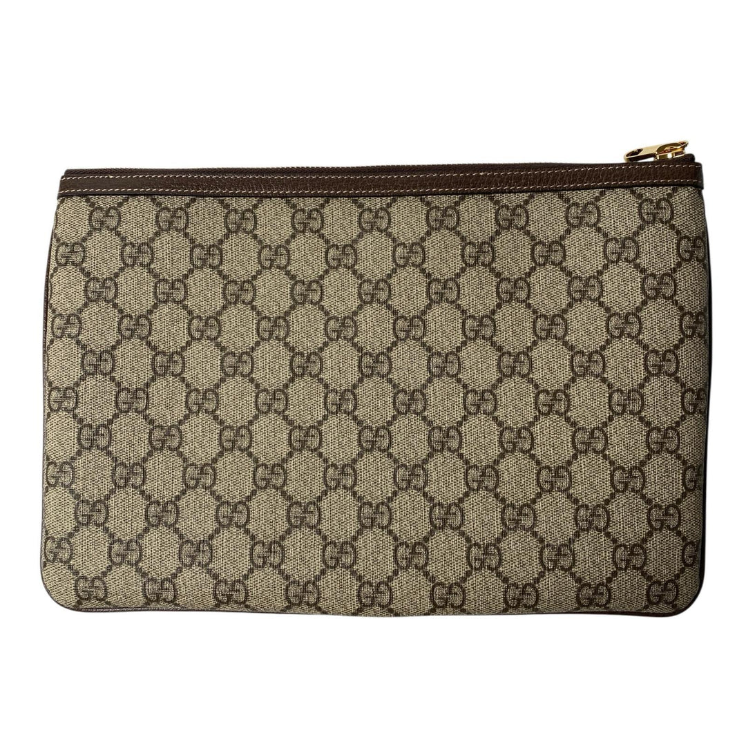 未使用 グッチ GUCCI GGスプリーム クラッチバッグ 517551 メンズ