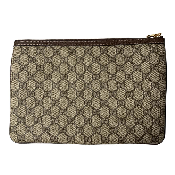 未使用 グッチ GUCCI GGスプリーム クラッチバッグ 517551 メンズ