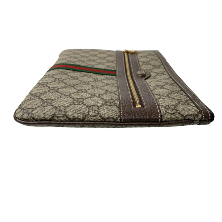 未使用 グッチ GUCCI GGスプリーム クラッチバッグ 517551 メンズ