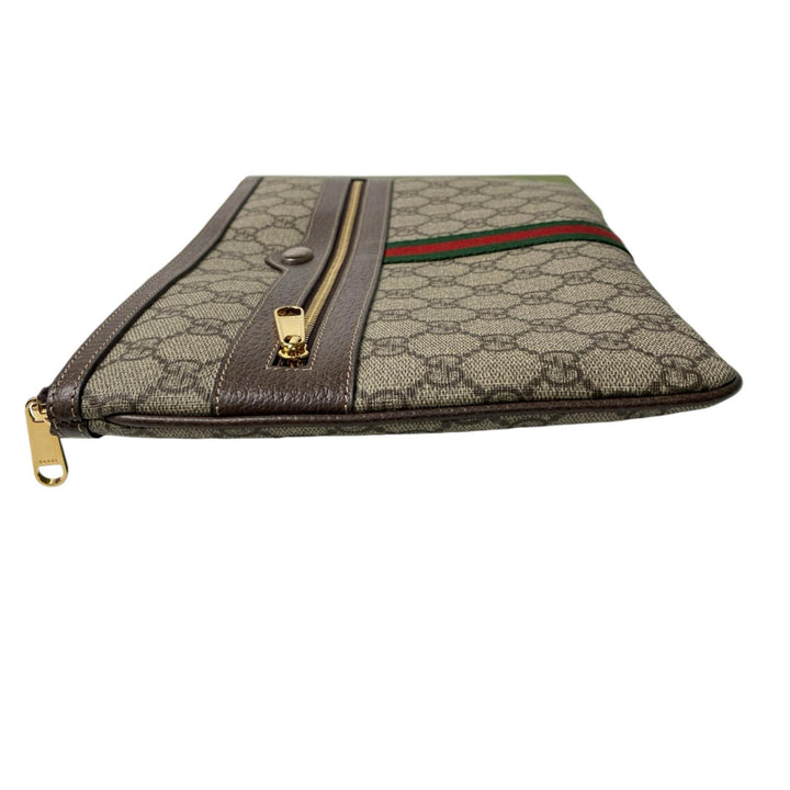 未使用 グッチ GUCCI GGスプリーム クラッチバッグ 517551 メンズ