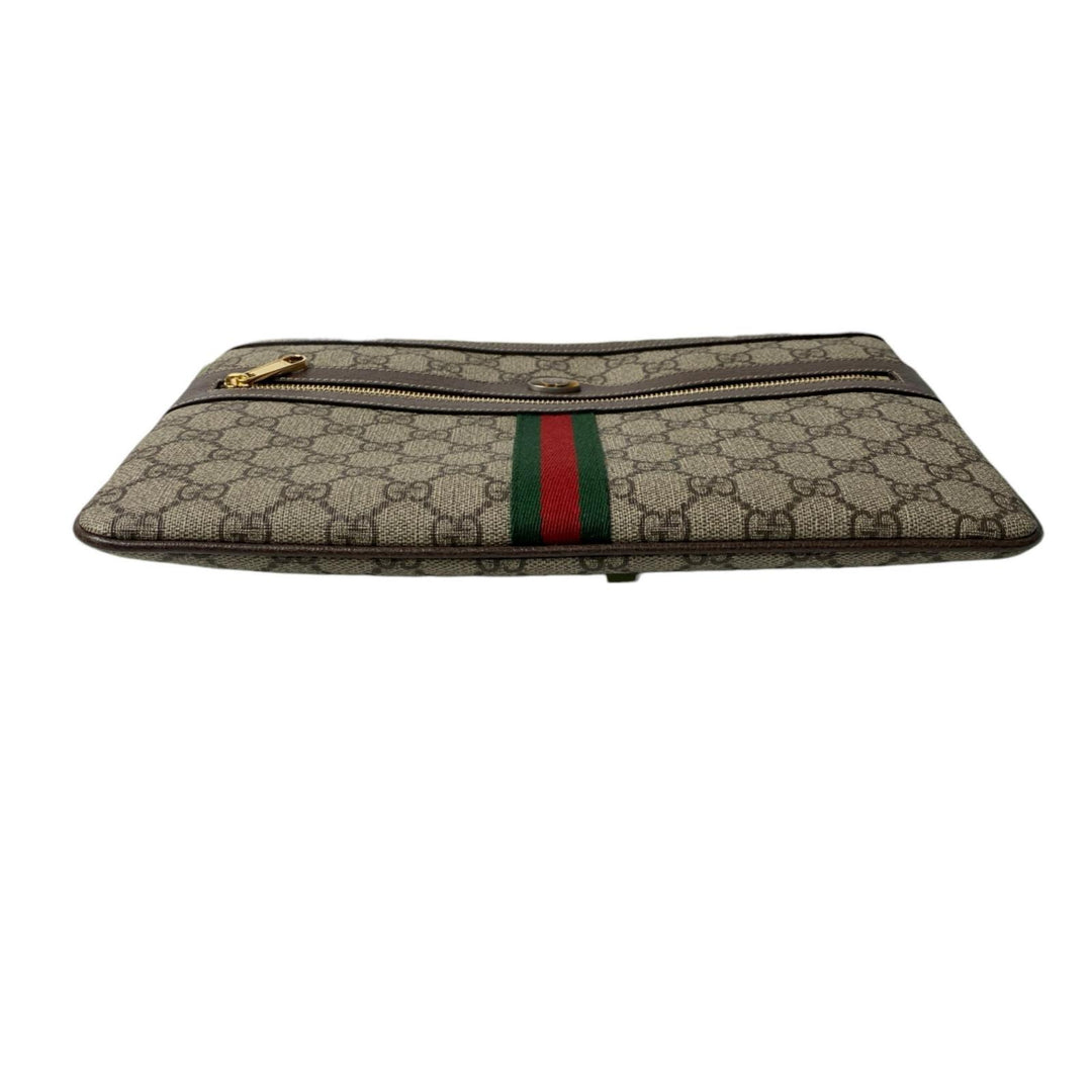 未使用 グッチ GUCCI GGスプリーム クラッチバッグ 517551 メンズ