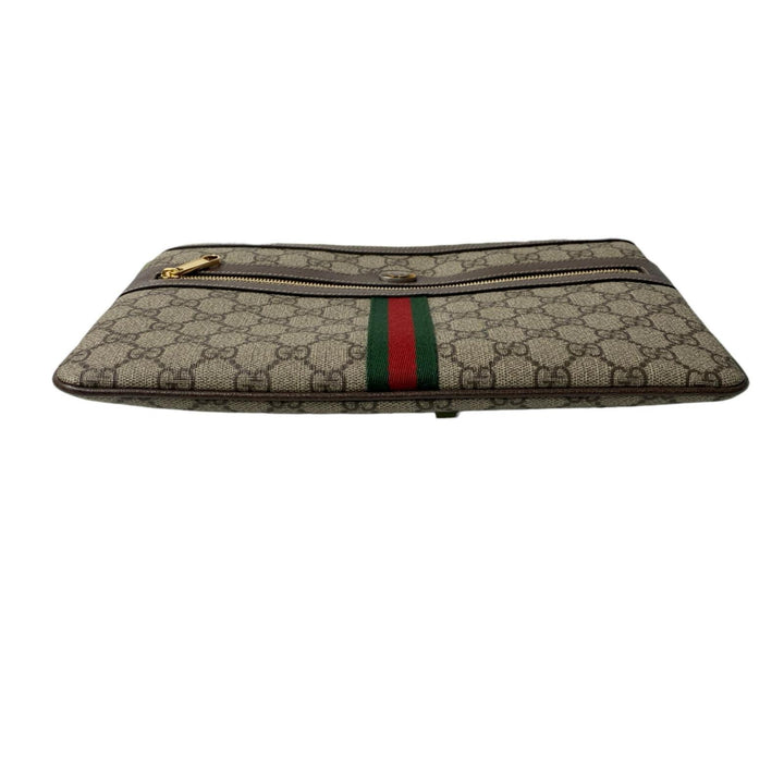 未使用 グッチ GUCCI GGスプリーム クラッチバッグ 517551 メンズ