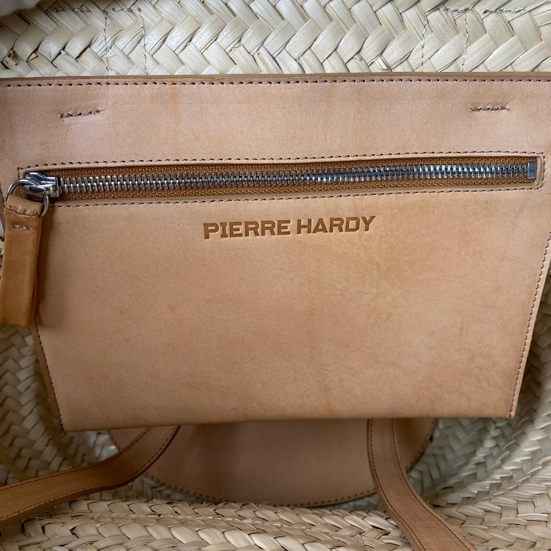 美品 ピエールアルディ PIERRE HARDY バスケットバッグ ラフィア レディース