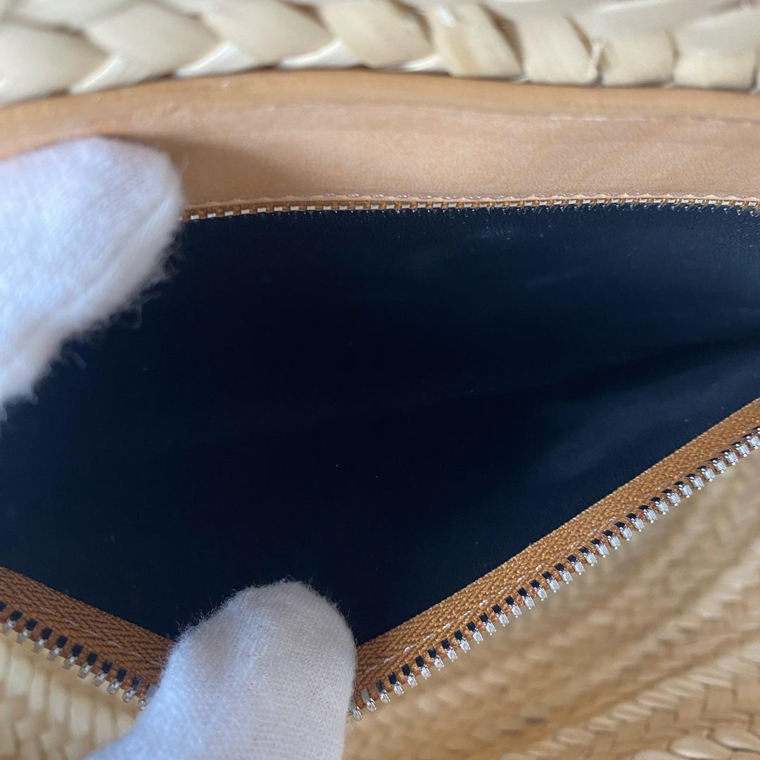美品 ピエールアルディ PIERRE HARDY バスケットバッグ ラフィア レディース