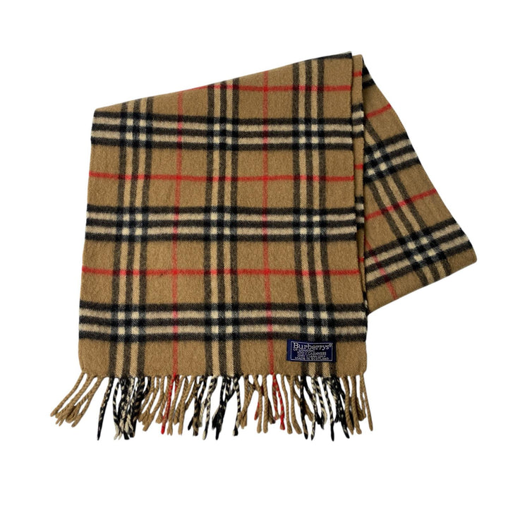 バーバリー Burberry ノバチェック柄 マフラー カシミヤ レディース