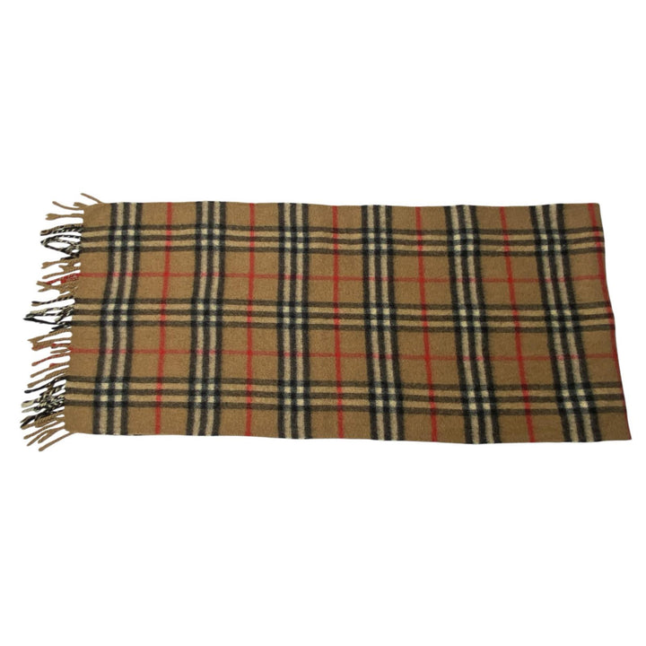 バーバリー Burberry ノバチェック柄 マフラー カシミヤ レディース