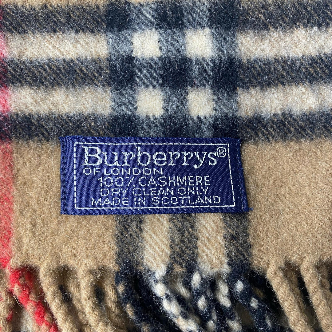 バーバリー Burberry ノバチェック柄 マフラー カシミヤ レディース