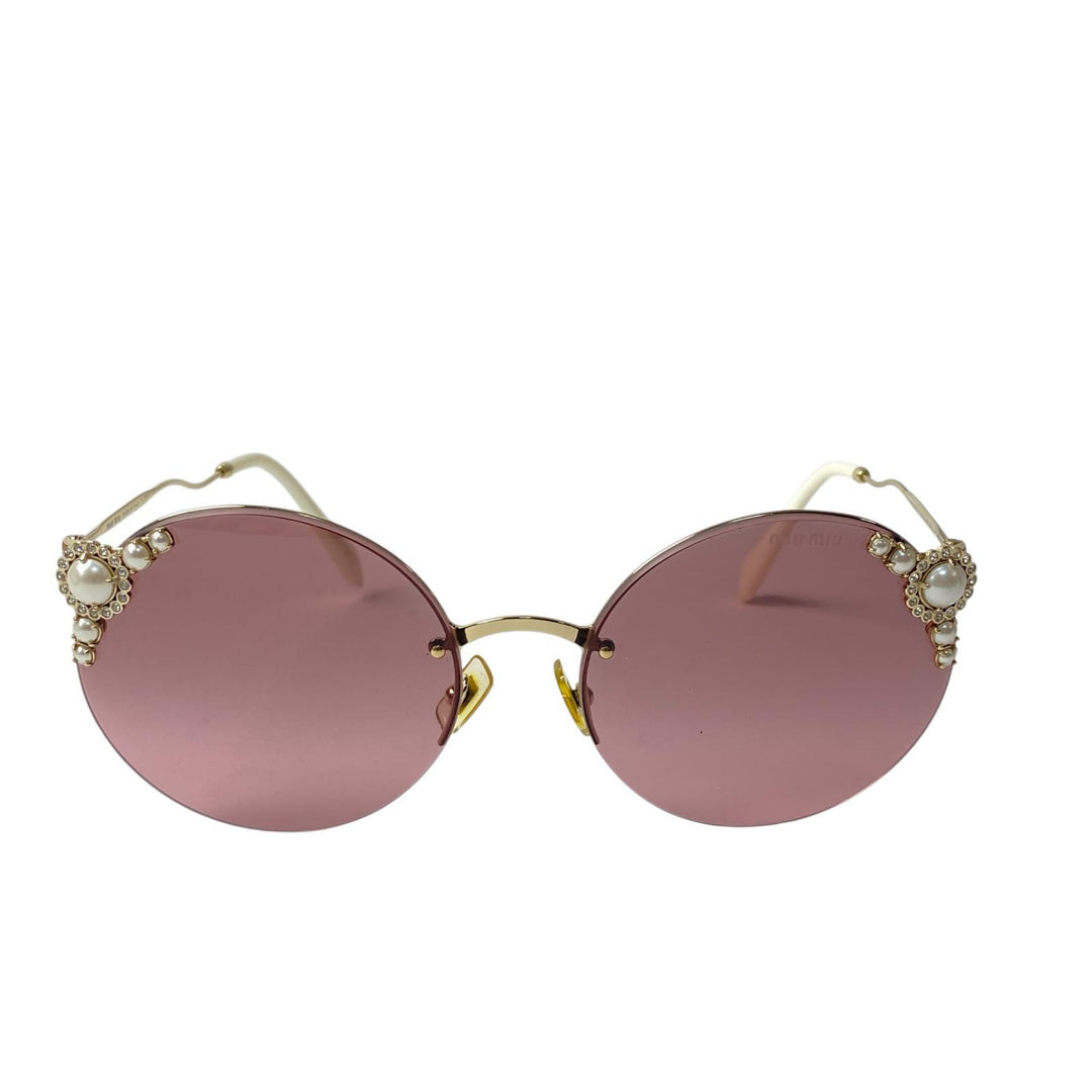 ミュウミュウ MIU MIU マニエール サングラス SMU52T 度なし レディース