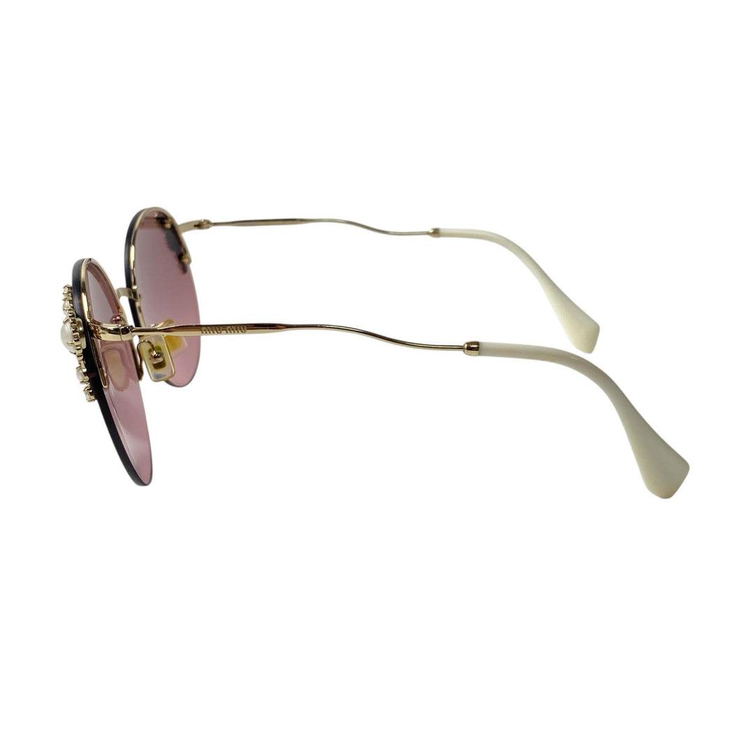 ミュウミュウ MIU MIU マニエール サングラス SMU52T 度なし レディース
