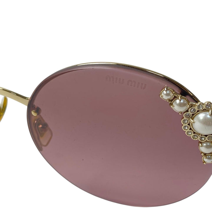 ミュウミュウ MIU MIU マニエール サングラス SMU52T 度なし レディース