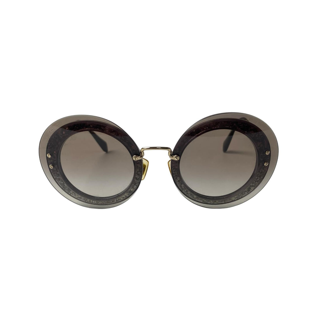 ミュウミュウ MIU MIU サングラス 度なしSMU10R レディース