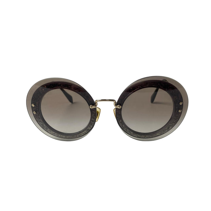 ミュウミュウ MIU MIU サングラス 度なしSMU10R レディース