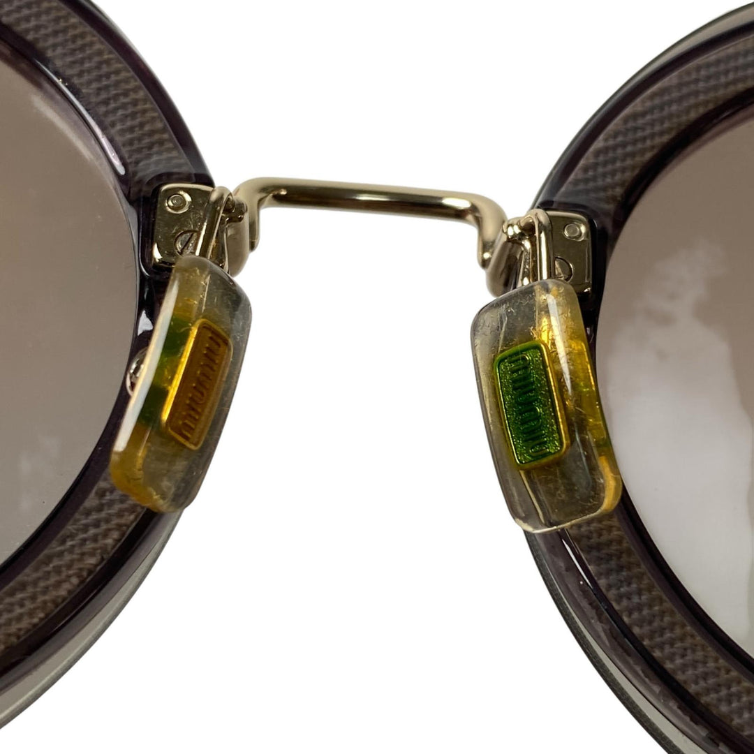ミュウミュウ MIU MIU サングラス 度なしSMU10R レディース