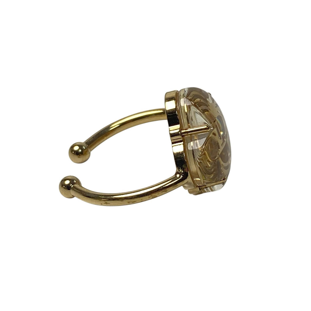 ルイ ヴィトン LOUIS VUITTON バーグ アラフォリオ リング M65832 日本サイズ 5号 レディース