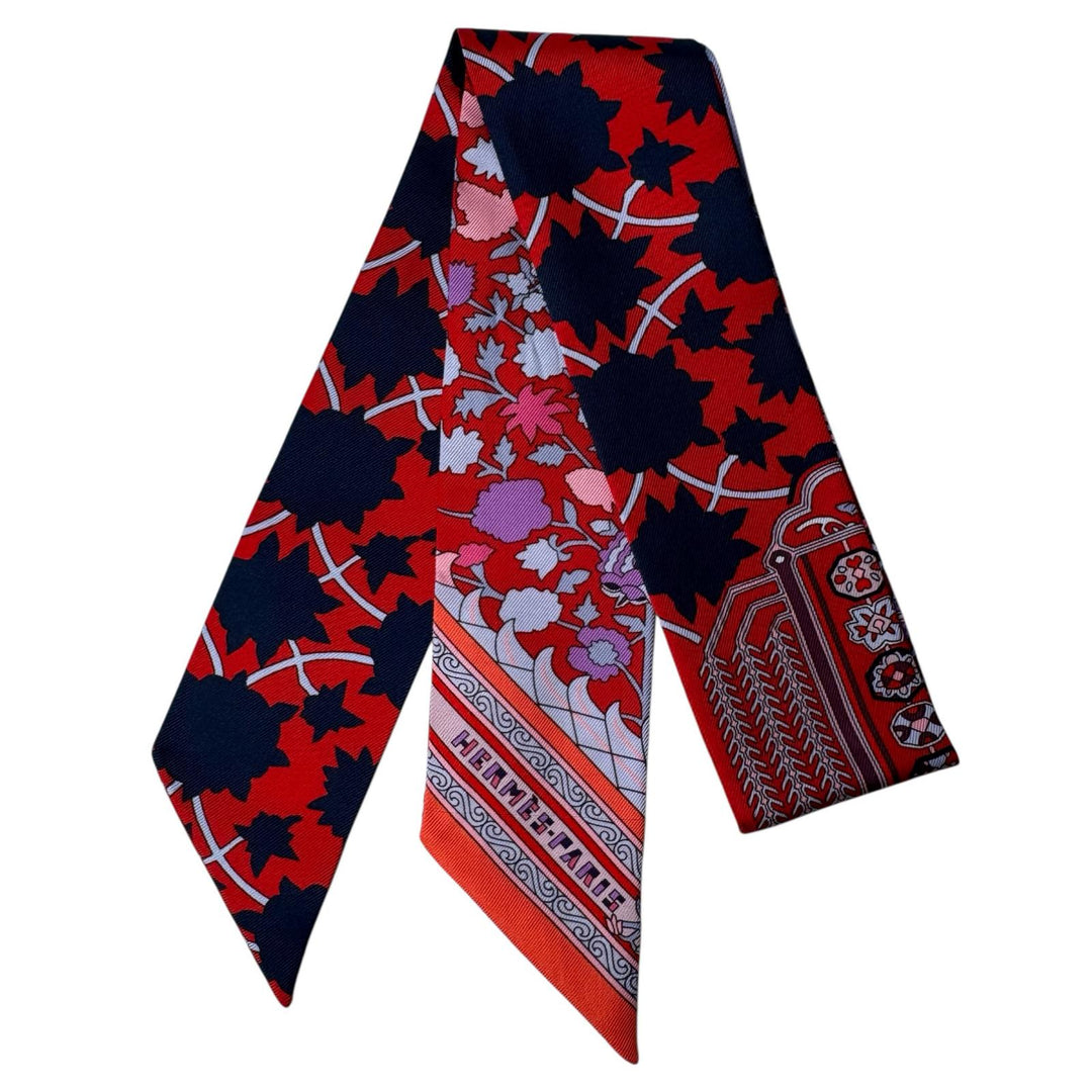 エルメス HERMES ツイリー Tapis Persans ペルシャ絨毯 シルク レディース