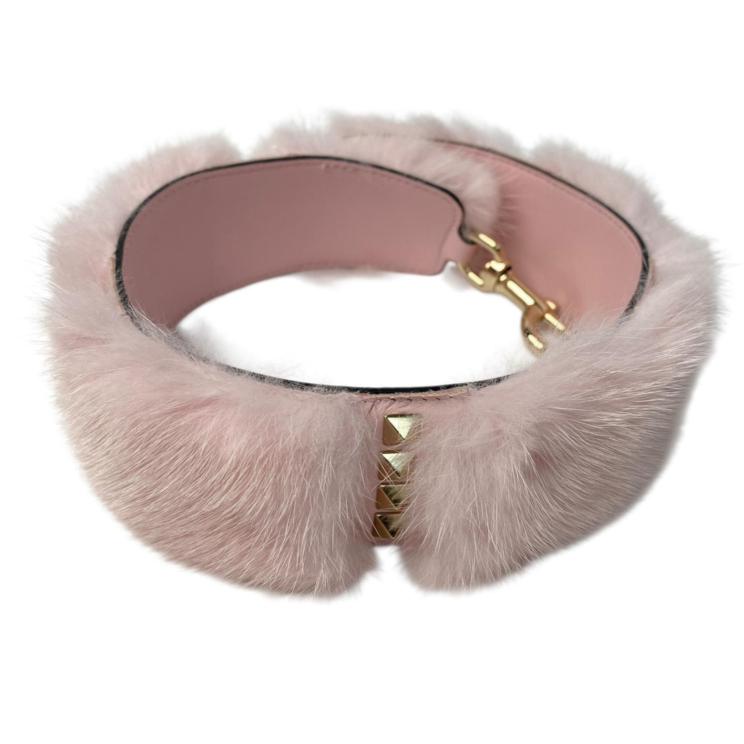 美品 ヴァレンティノガラヴァーニ valentino garavani ロックスタッズ レザーファー ショルダーストラップ レディース